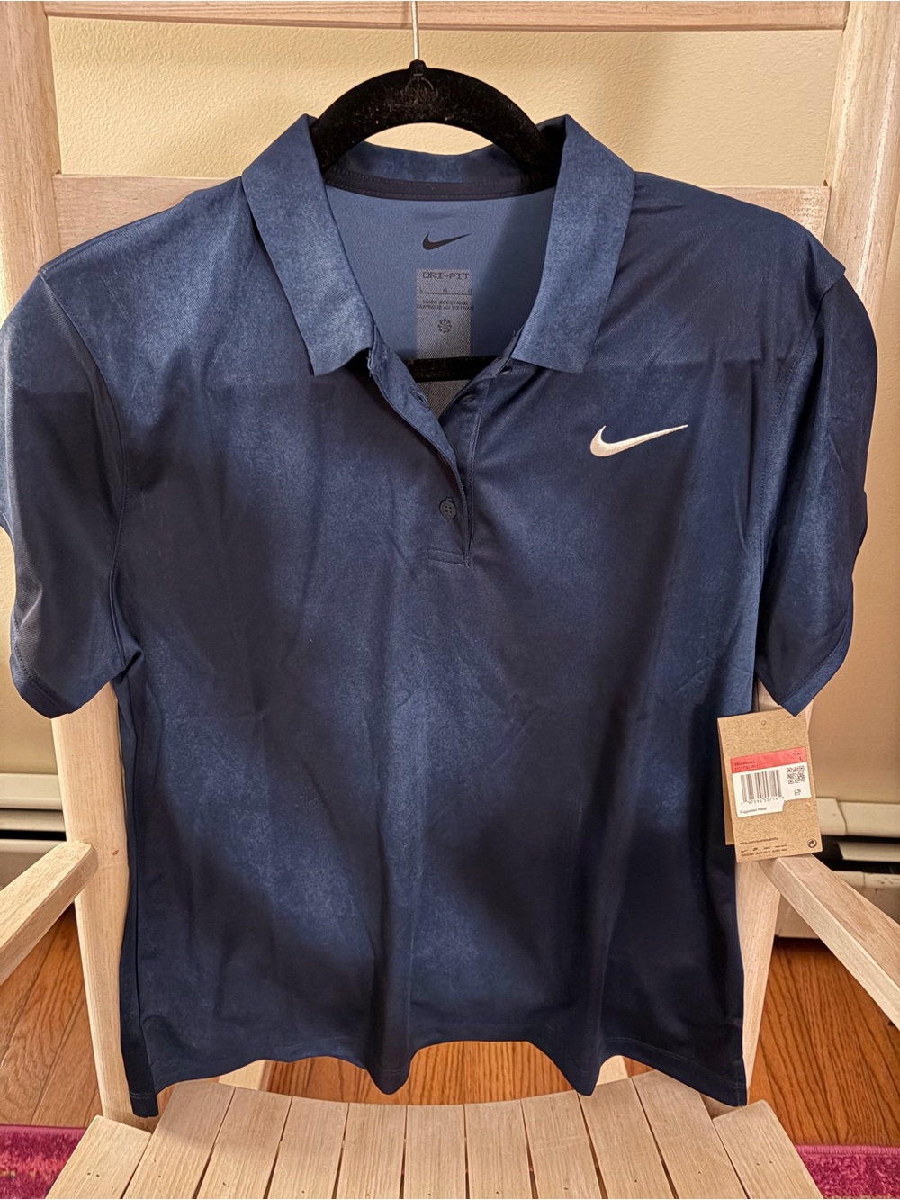 Nike Women’s Dri-Fit Navy Ombre Polo